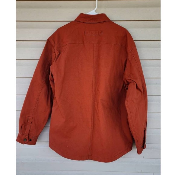 New Men's Duluth Trading Co. Burly Duluth Flex Fire Hose Shirt Jacket Large Tall - Picture 3 of 9